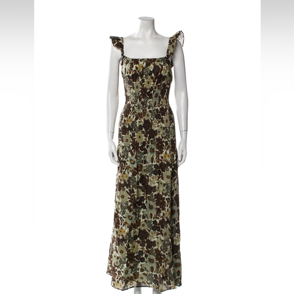 SIR the label Black and Gold Sequin Maxi Dress